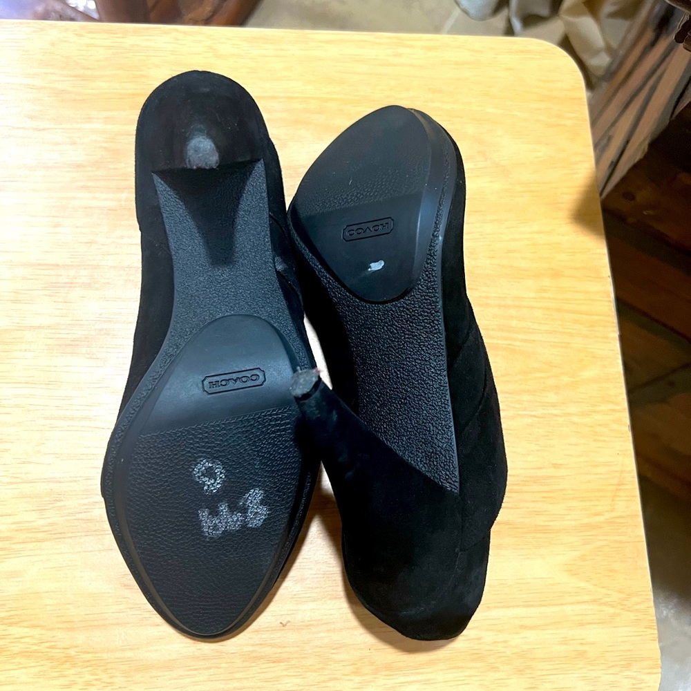 Coach Black Ankle Heel Booties - Picture 4 of 6